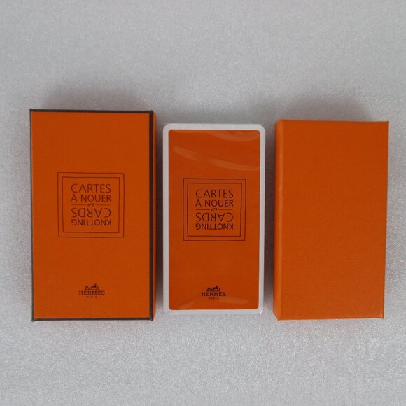 HERMÈS CARTES à NOUER (HOW TO TIE A SCARF) INSTRUCTION CARDS - Picture 9 of 16